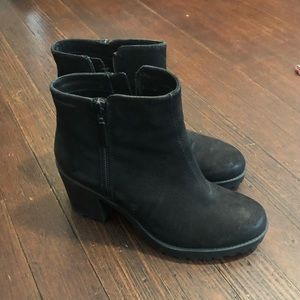 Vagabond leather heeled boots